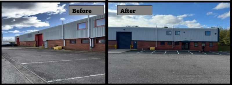 Image for the Tweet beginning: Before and after, what a